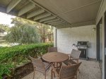 Back Patio with BBQ Grill at 204 Tennis Master